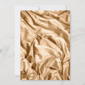 民族ピンク及び金ゴールドのベビーシャワー 招待状 (裏面)