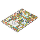 民族フローラの葉 ノートブック (左側)