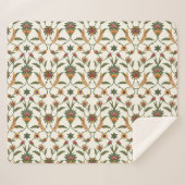 民族フローラスタイリッシュ：シームレスオーナメント。 シェルパブランケット (正面(横))