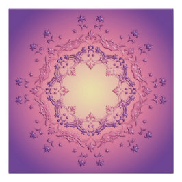 民族フローラ勾配曼荼羅 ポスター