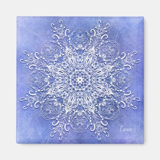 民族フローラ曼荼羅。 マグネット (正面)