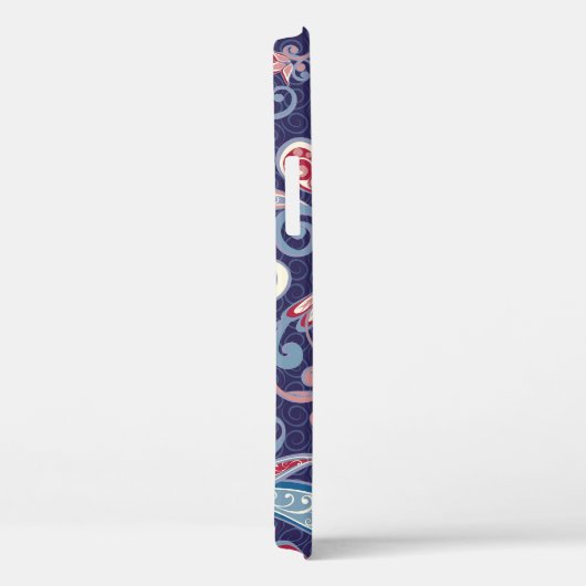 民族フローラ:抽象芸術オリエンタルシームレス。 Case-Mate iPhoneケース (裏面 / 右)