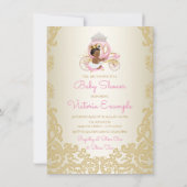 民族プリンセスベビーシャワー招待状 招待状 (裏面)