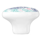 民族ペイズリーパターン セラミックノブ (側面)