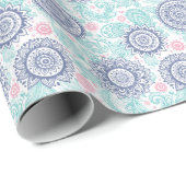 民族ペイズリーパターン ラッピングペーパー (ロールコーナー)