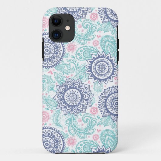 民族ペイズリーパターン Case-Mate iPhoneケース (裏面)