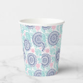 民族ペイズリー型 紙コップ (右)