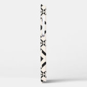 民族モダンオーナメント。白黒ヴィンテージ Case-Mate iPhoneケース (裏面 / 左)