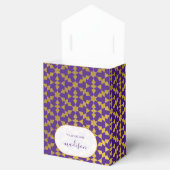 民族モロッコのパープル＆ゴールドパーティー フェイバーボックス (オープン)