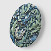 民族ロシアのヴィンテージプリント ラージ壁時計 (傾斜)