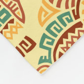 民族ヴィンテージトレンド：ボヘミアンシームレスタイル フリースブランケット (角)