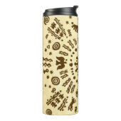 民族先住民先史的なイーグル太陽のシンボ タンブラー (回転左)