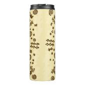 民族先住民先史的なイーグル太陽のシンボ タンブラー (裏面)