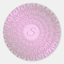 民族勾配曼荼羅。モノグラム. ラウンドシール