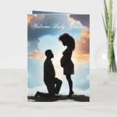 民族夫婦妊娠祝いスピリチュアル カード (裏面)