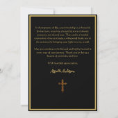 民族女性と高賛美い支持を受けたスピリチュアル サンキューカード (裏面)