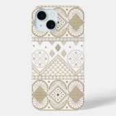 民族幾何学模様フラワートライバルシームレスパターン 2 Case-Mate iPhoneケース (裏面)