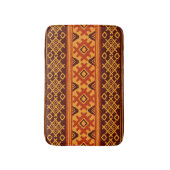 民族幾何学的、伝統的フォークパターン。 バスマット (正面縦)