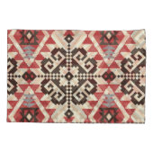 民族幾何学的：抽象芸術シームレス 枕カバー (裏面)