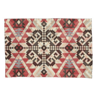 民族幾何学的：抽象芸術シームレス 枕カバー