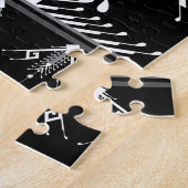 民族幾何学縁どインディアン、抽象芸術。 ジグソーパズル (側面)