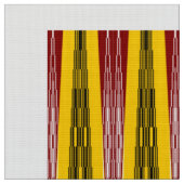 民族幾何学金ゴールド ファブリック (クローズアップ)