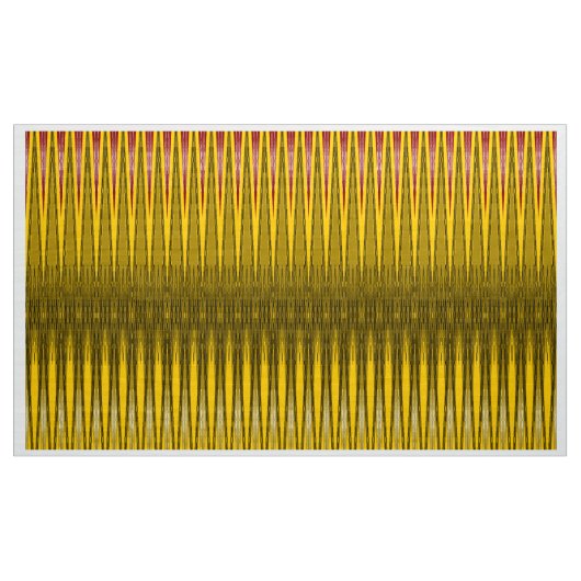 民族幾何学金ゴールド ファブリック (ヤード)