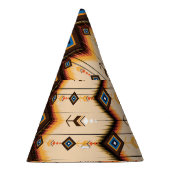 民族幾何学：抽象芸術パターンデザイン。 パーティーハット (右)