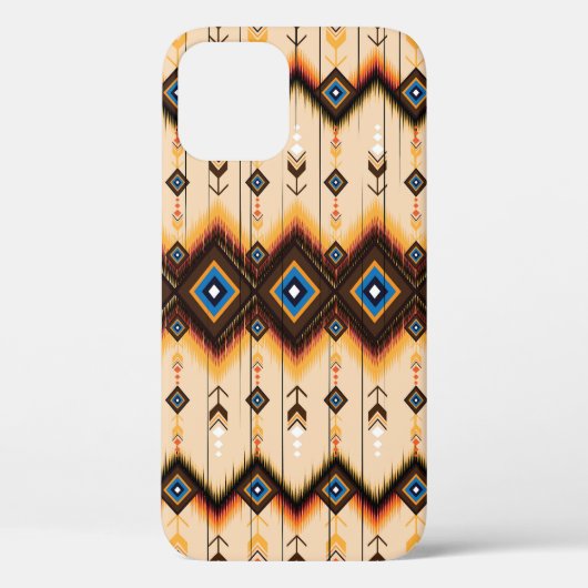 民族幾何学:抽象芸術パターンデザイン。 Case-Mate iPhoneケース (裏面)