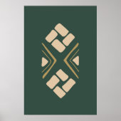 民族形ブラウンドードルジオグラフィクト部族 ポスター (正面)