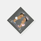 民族性リビールプリンスプリンセス スタンダードカクテルナプキン (角)