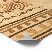 民族手作りオーナメント ポスター (角)