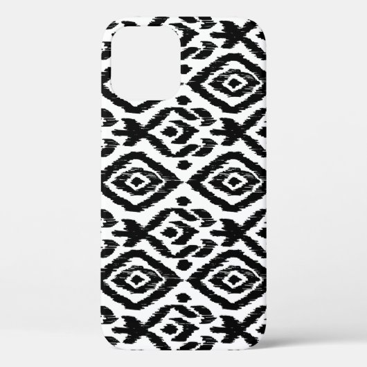 民族手描き、ラッピングプリントパターン。 Case-Mate iPhoneケース (裏面)