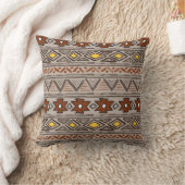 民族抽象芸術:手書きパターン クッション (ブランケット)