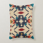 民族抽象芸術：部族の幾何学的プリント。 アクセントクッション (正面(垂直))