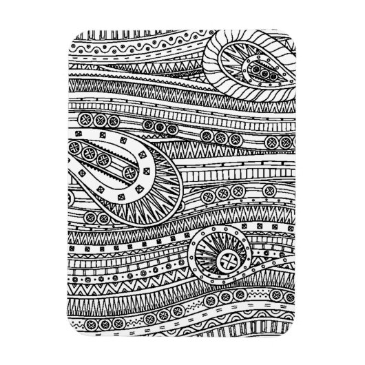 民族柄ドードル マグネット (縦)