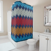 民族柄レース刺繍 シャワーカーテン (インサイチュ)