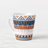 民族様式 カフェラテマグ (左アングル)