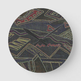 民族様式 ラウンド壁時計