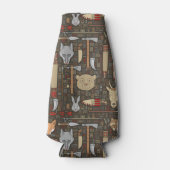 民族狩りパターン ボトルクーラー (正面)