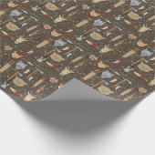 民族狩りパターン ラッピングペーパー (角)