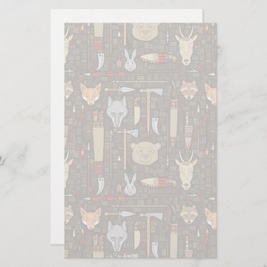 民族狩り型 便箋 (正面/裏面)