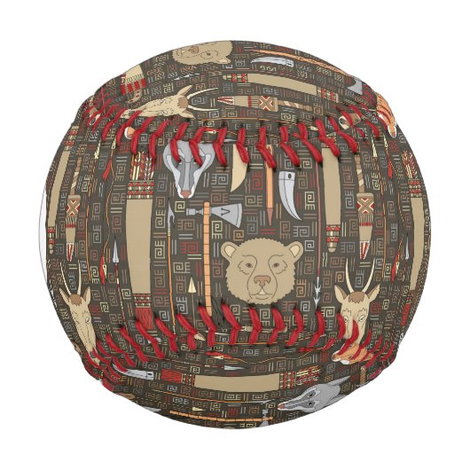 民族狩り型 野球ボール (正面)