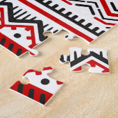 民族白黒赤、ウクライナのモチーフ。 ジグソーパズル (側面)