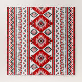 民族白黒赤、ウクライナのモチーフ。 ジグソーパズル (横)