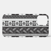 民族白黒：時代を超越したパターン Case-Mate iPhoneケース (裏面 (横))