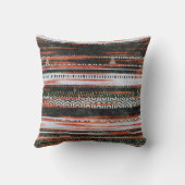 民族的な部族の縞模様：ラグのデザイン。 クッション (裏面)