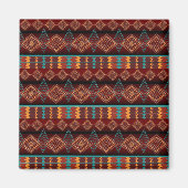 民族的にシームレスなパターン マグネット (正面)