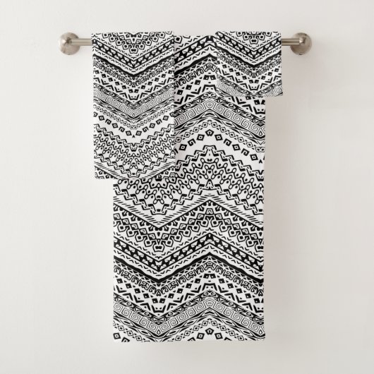 民族的モチーフ2 バスタオルセット (インサイチュ)