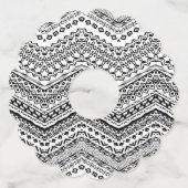 民族的モチーフ2 ワイングラスタグ (裏面)